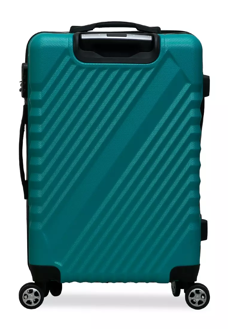 Isvara Tas Koper Hardcase Fiber One Set Unisex Large Compartment Suitcase Code Lock System Material ABS+PVC Coated ORIGINAL - Tosca