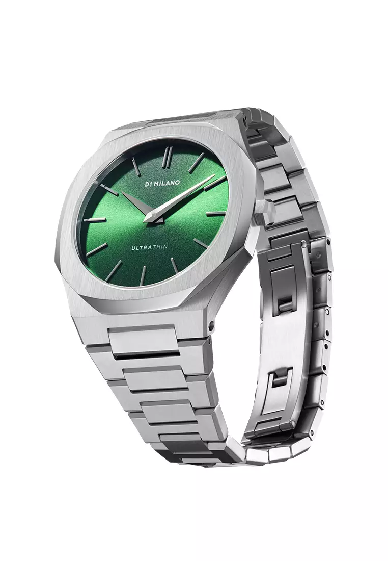 D1 Milano Ultra Thin Restyling petite Moss 34 mm - UTBL11