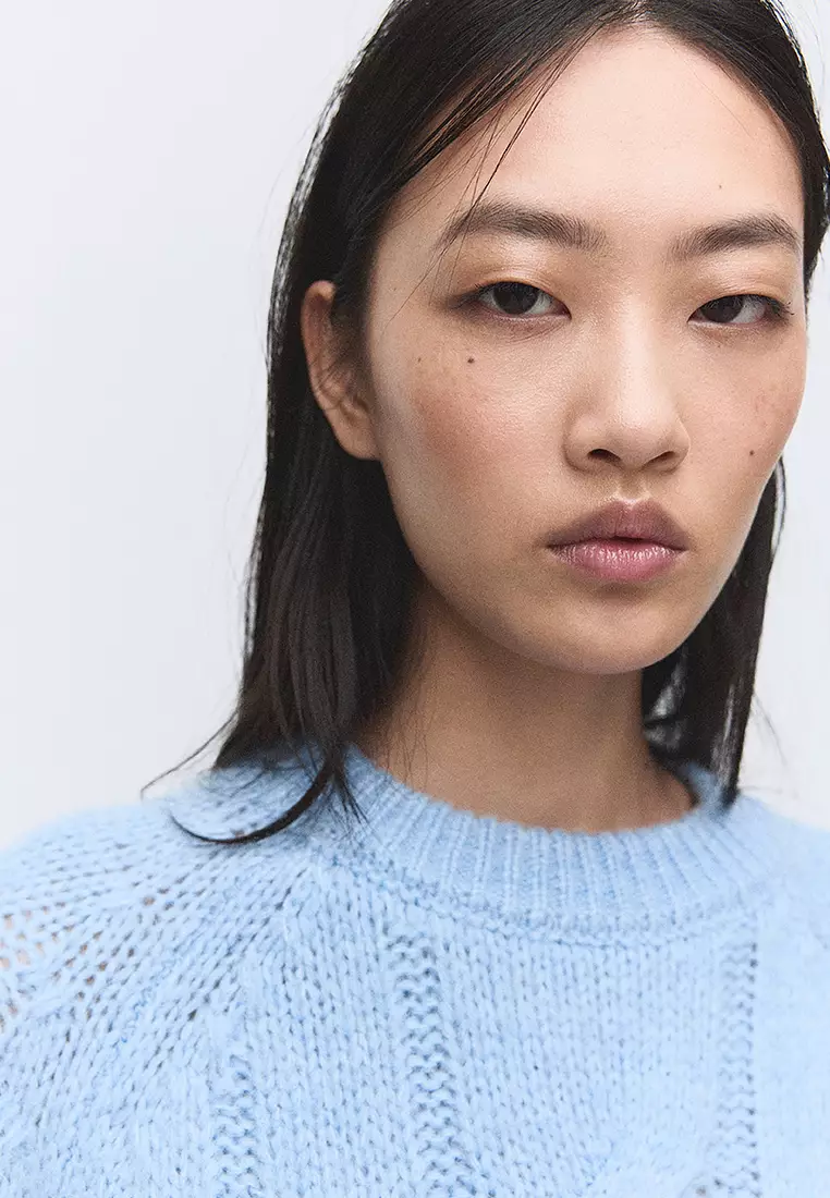 Braided Knitted Sweater
