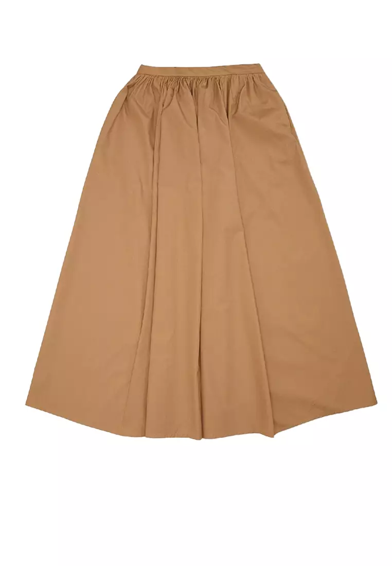 Pleated Midi Skirt