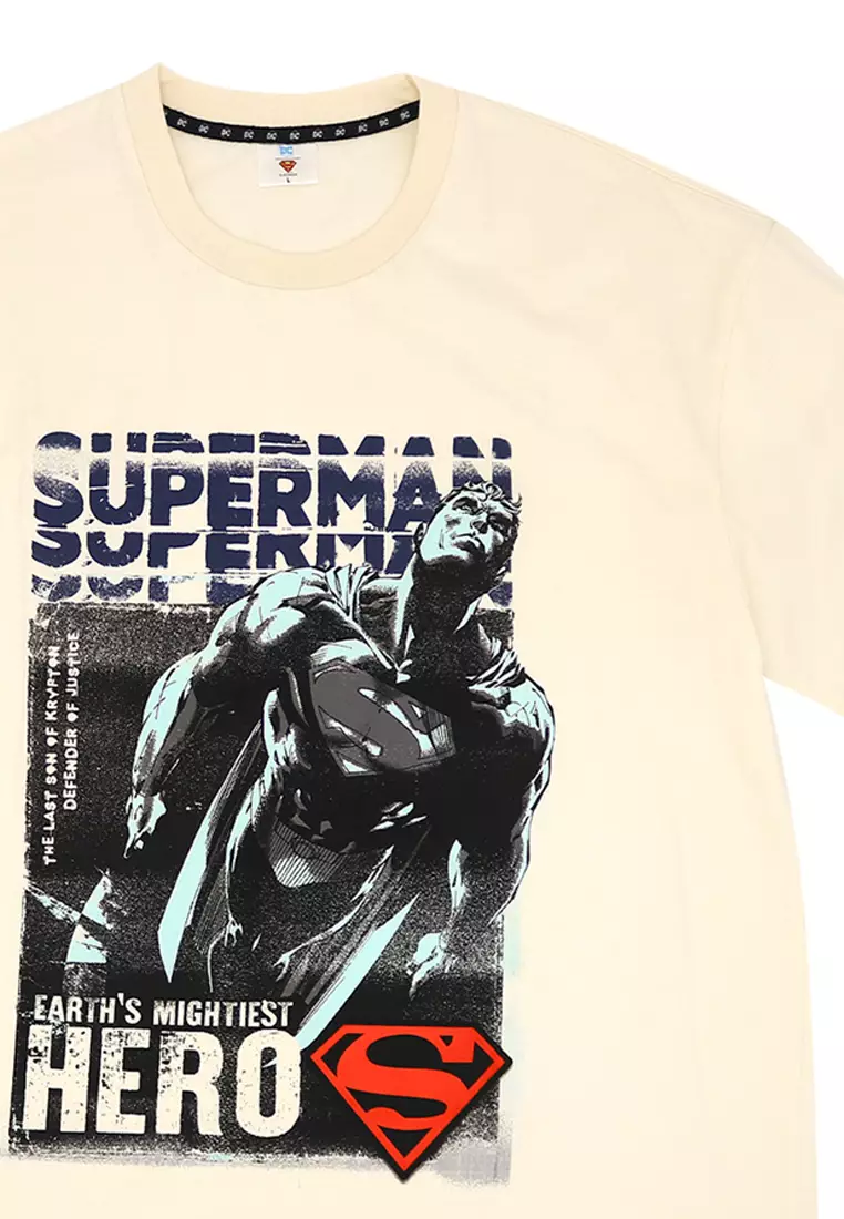 Mens Licensed Oversize Graphic T-Shirt "Earth's Mightiest Hero"