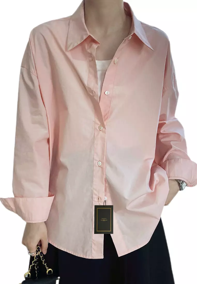Twenty Eight Shoes Pure Cotton Casual Long Sleeve Shirt YX319