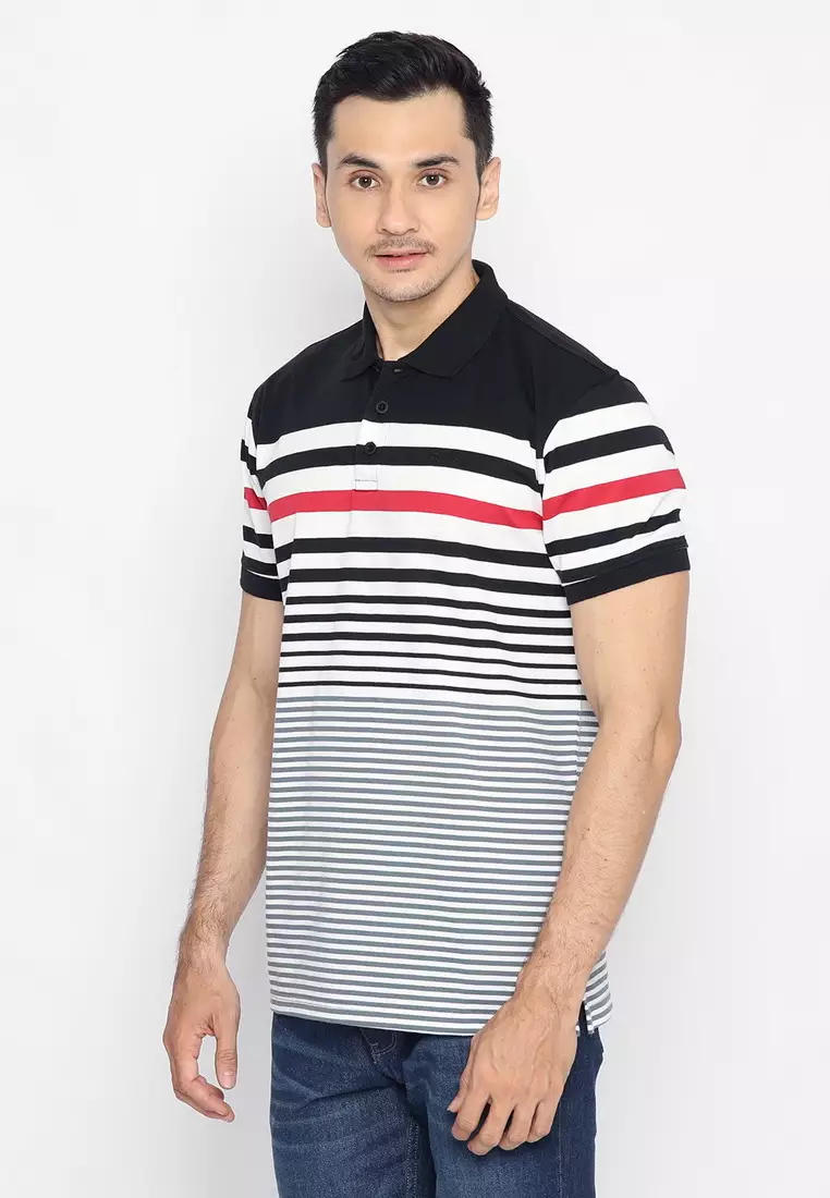 POLICE Polo Shirt Krah Polos Pria 207650021