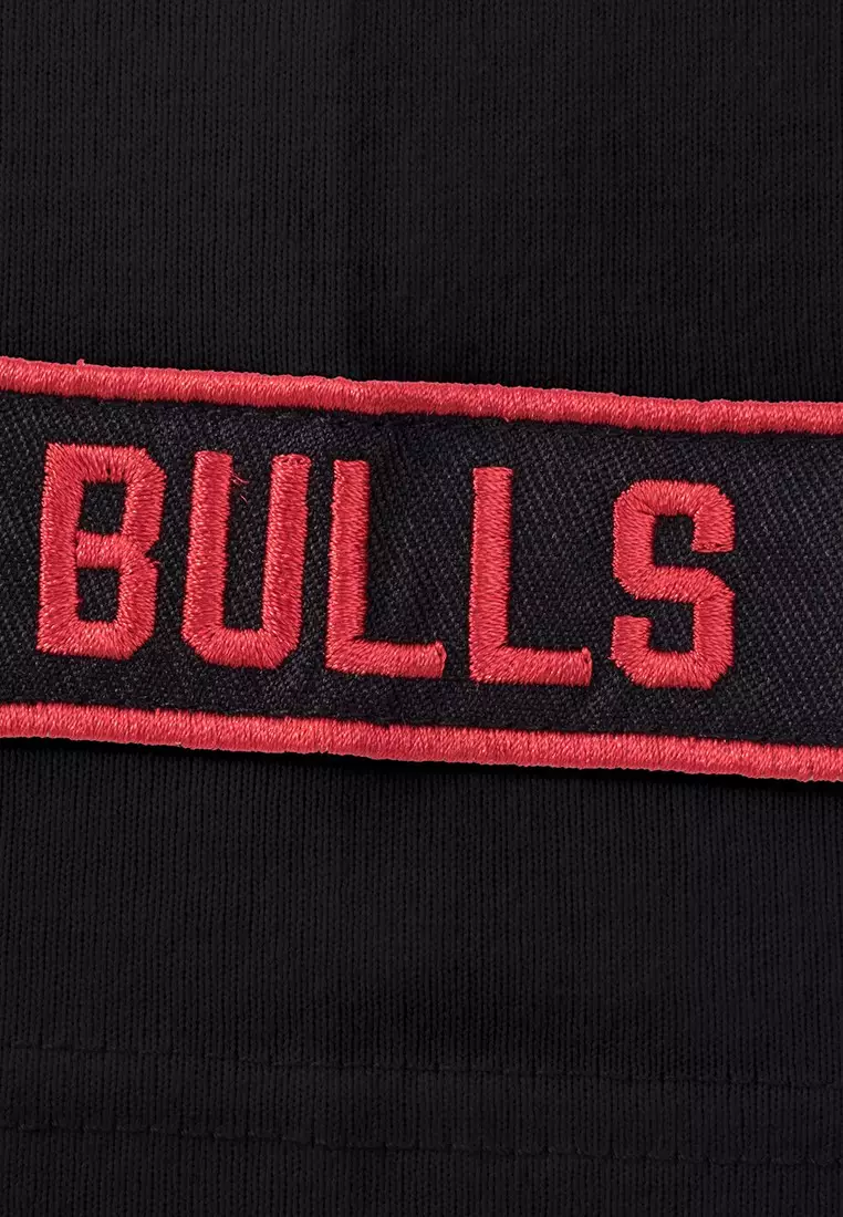 Chicago Bulls Loose Fit T-Shirt for Men Status Collection [C]