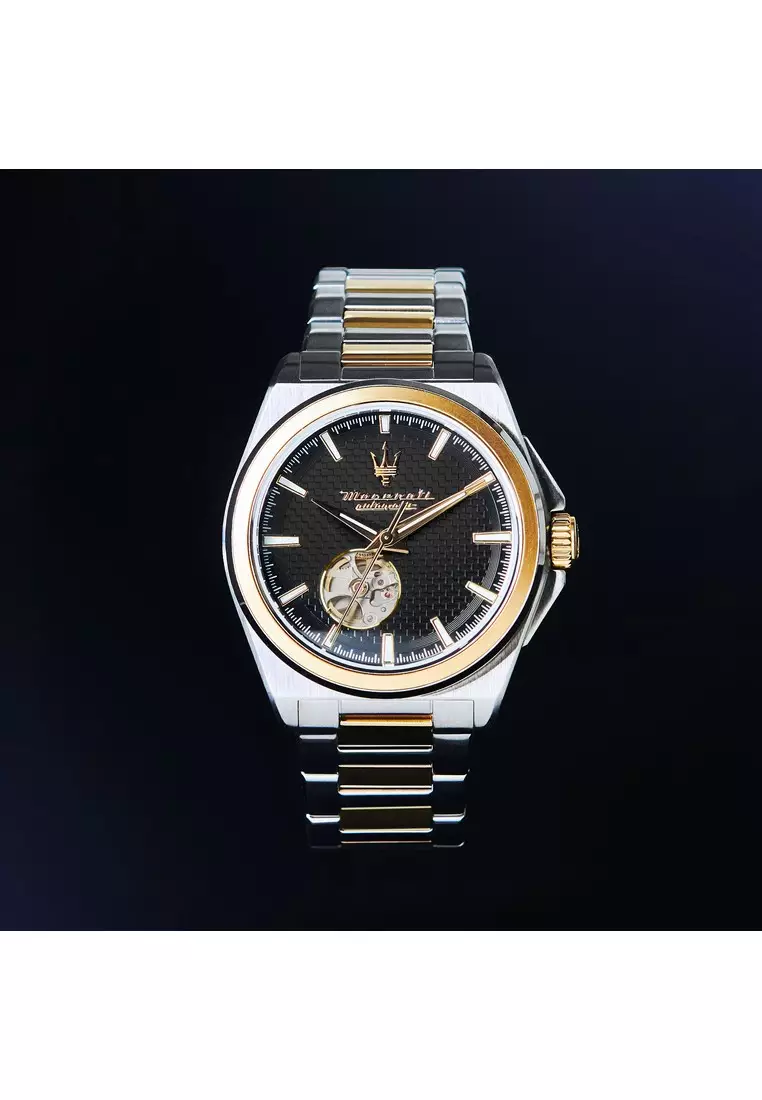 【2年保養】瑪莎拉蒂 Velocita系列41mm 男士鋼帶款計時自動腕錶 R8823152001