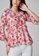 Somerset Bay Becca Feminine Flounced Blouse in Roses and Gold D5F4CAA7BD2A59GS_5