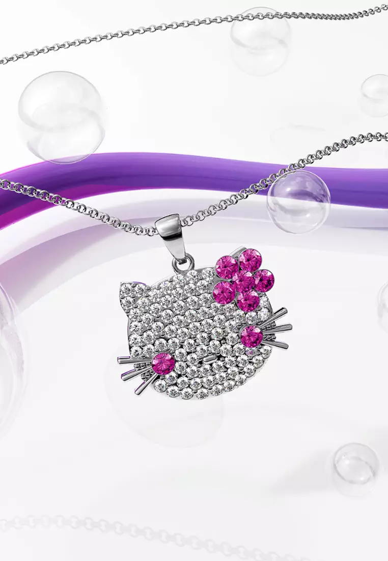 Hello Kitty Swarovski AG Taobao Jewellery Necklace, PNG, 600x500px