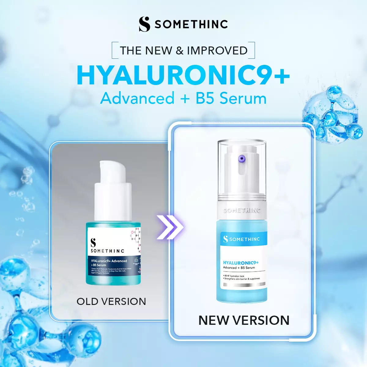 SOMETHINC HYALuronic 9+ Advanced + B5 - Serum Menghidrasi Kulit Kering
