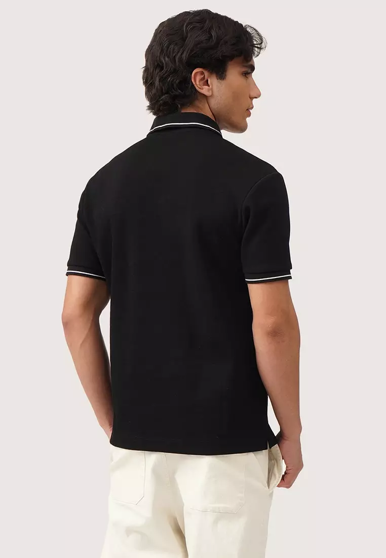 Premium Regular Fit Polo Shirt With Contrast Tipping