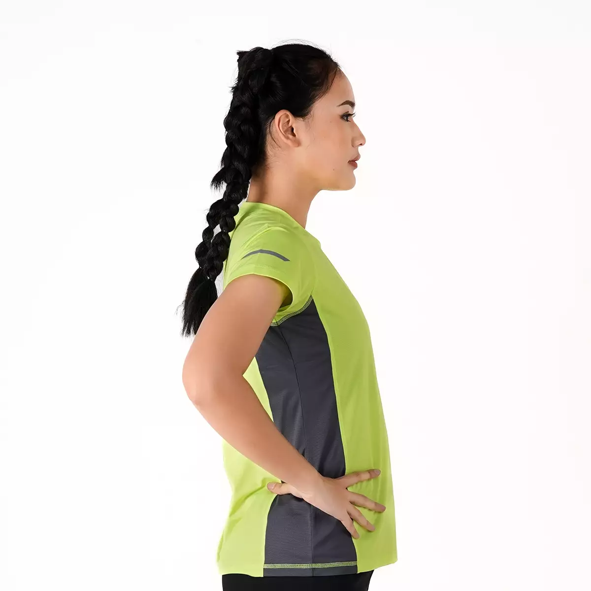 Tiento Kaos Olahraga Lari Baju Running Gym Dry Fit X-Lite Neo Wanita