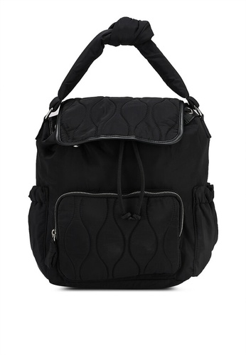 TOPSHOP black Sustainable Onion Quilted Backpack 9D967AC6AE604FGS_1
