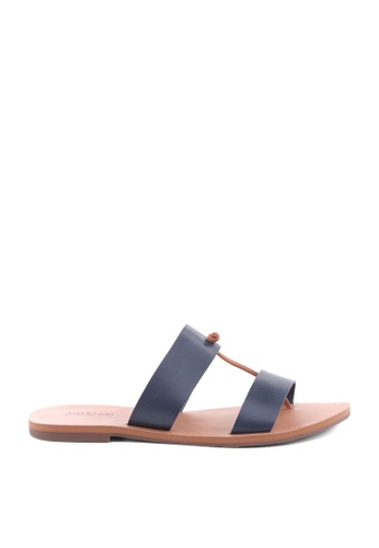 Anacapri 海軍藍色 Relax Flat Sandals 4DF4FSH7183F23GS_1