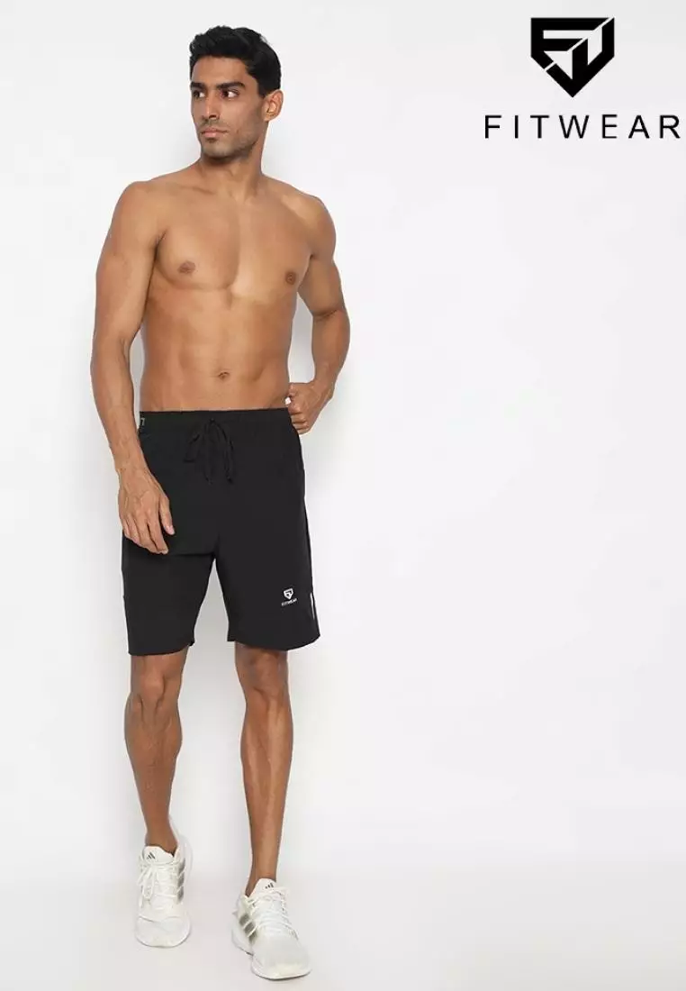 Fitwear - Celana Lari Dryfit Pria FITWEAR DYLAN PRINTED WAIST (FITWEAR) - BLACK