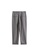 Hopeshow grey Folded Cuff Checkered Capri Pants 6BA7FAA9FC3D08GS_5