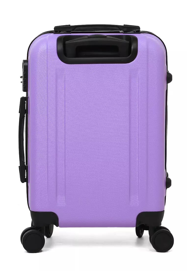 Carlton Koper Unisex Size 20 Inch Suitcase Large Compartment Material ABS+PVC Coated ORIGINAL - Purple