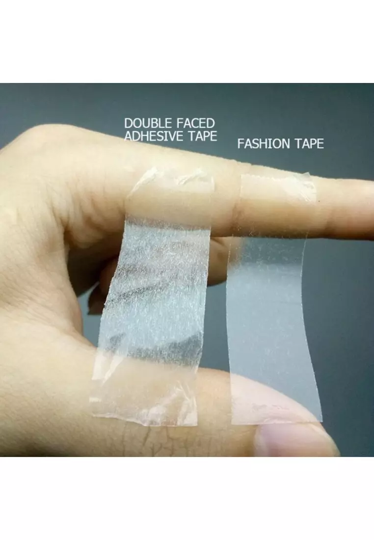2 Pack Clothes Tape Lingerie Tape Adhesive Body Tape 防走光貼隐形双面胶防滑神奇(二卷入）