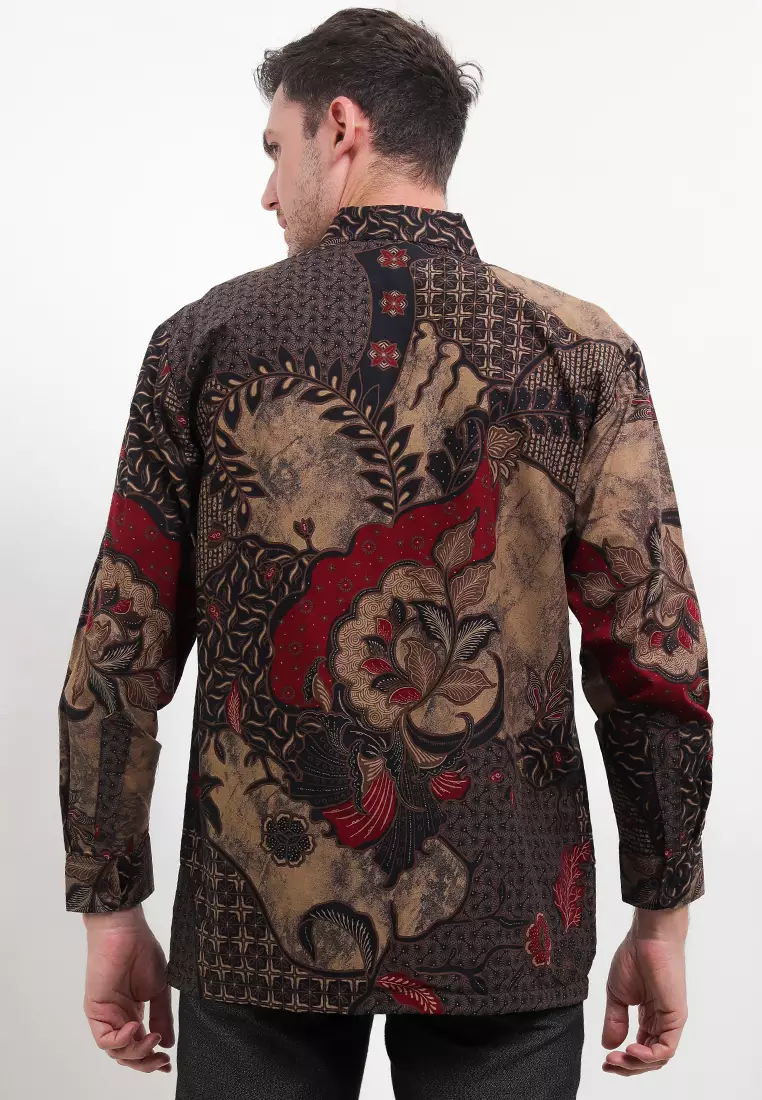 Batik Talenta Exclusive Lengan Panjang Bunga Coksu