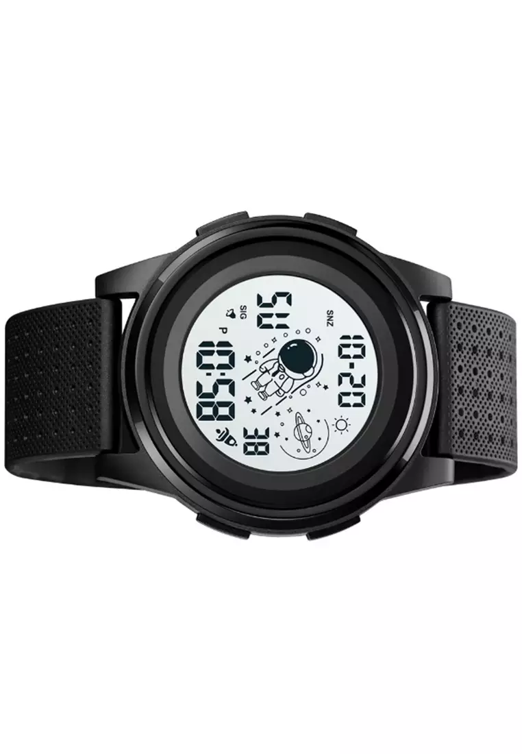 Jam Tangan Digital Pria Waterproof Many Function Strap Tali Material PU Silicone GN98 ORIGINAL