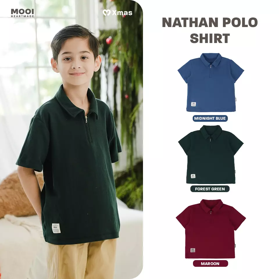 Mooi Kemeja Anak Laki-laki Bentley Shirt - White