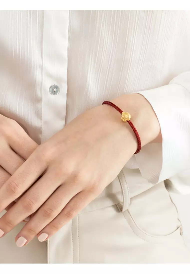 Charme 999 24K Gold Chinese Zodiac Monkey Charm 93699C (Bracelet not included)