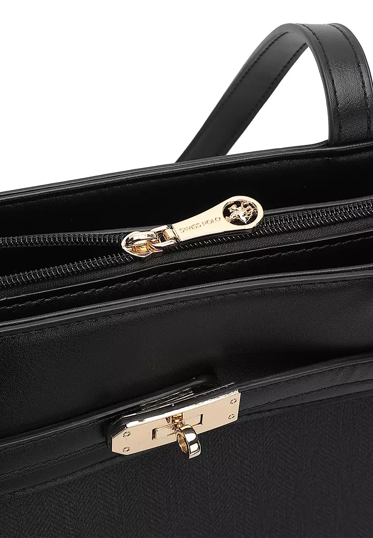 Women's Top Handle Bag / Sling Bag / Crossbody Bag / Shoulder Bag (手拿袋 / 斜孭袋 / 單肩包) - 黑色