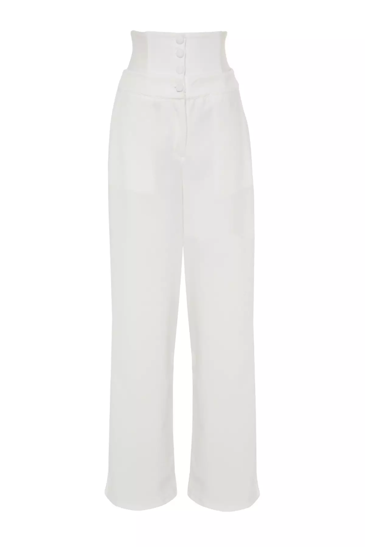 Woven Corset Detailed Trousers