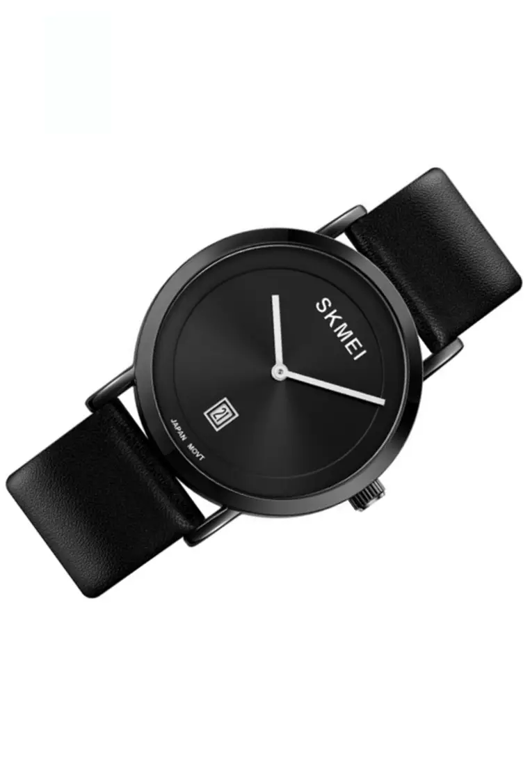 Jam Tangan Analog Pria Waterproof Strap Tali Material Kulit Leather BL77 ORIGINAL