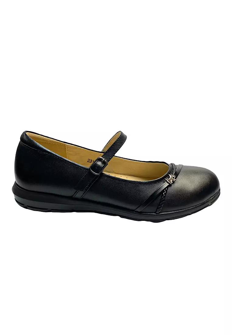 Parisian black sales shoes for school