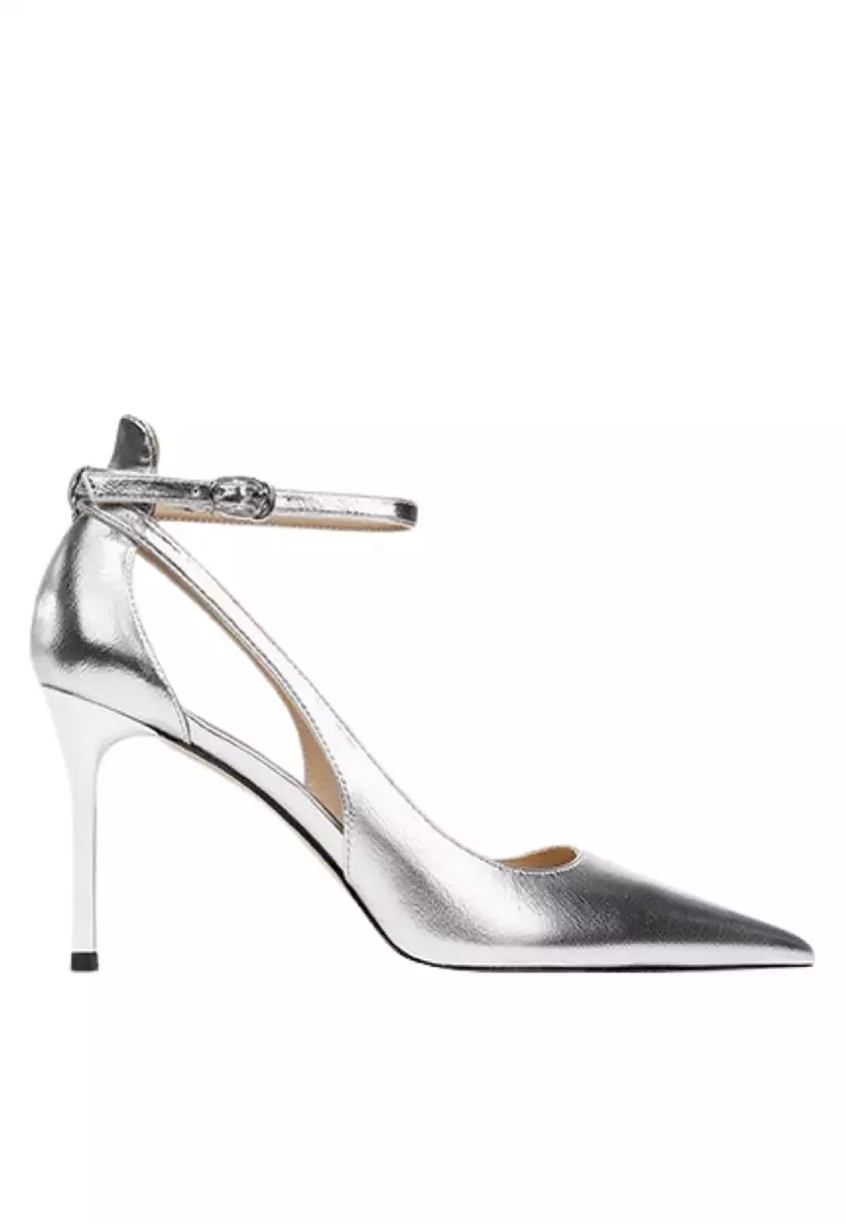 Discount on Twenty Eight Shoes  shoes - SKU: 8CM Hollowed Strap Pointed Wedding Heels PX708-B35