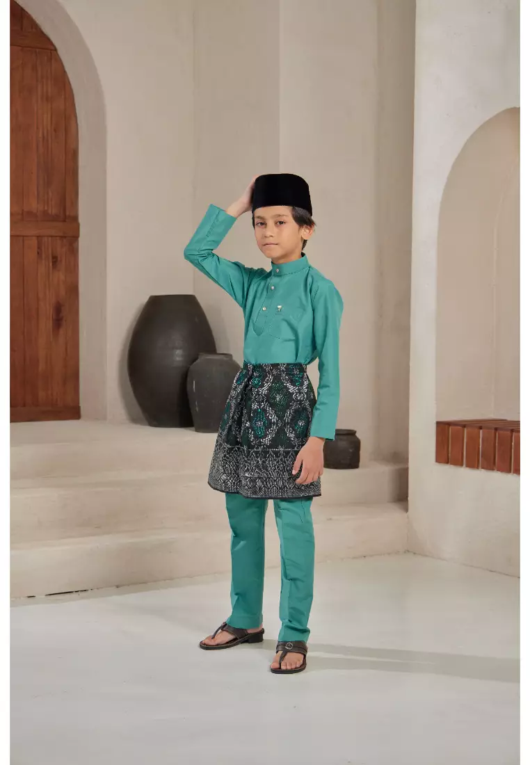 Baju Melayu Moden Cekak Musang for Kids