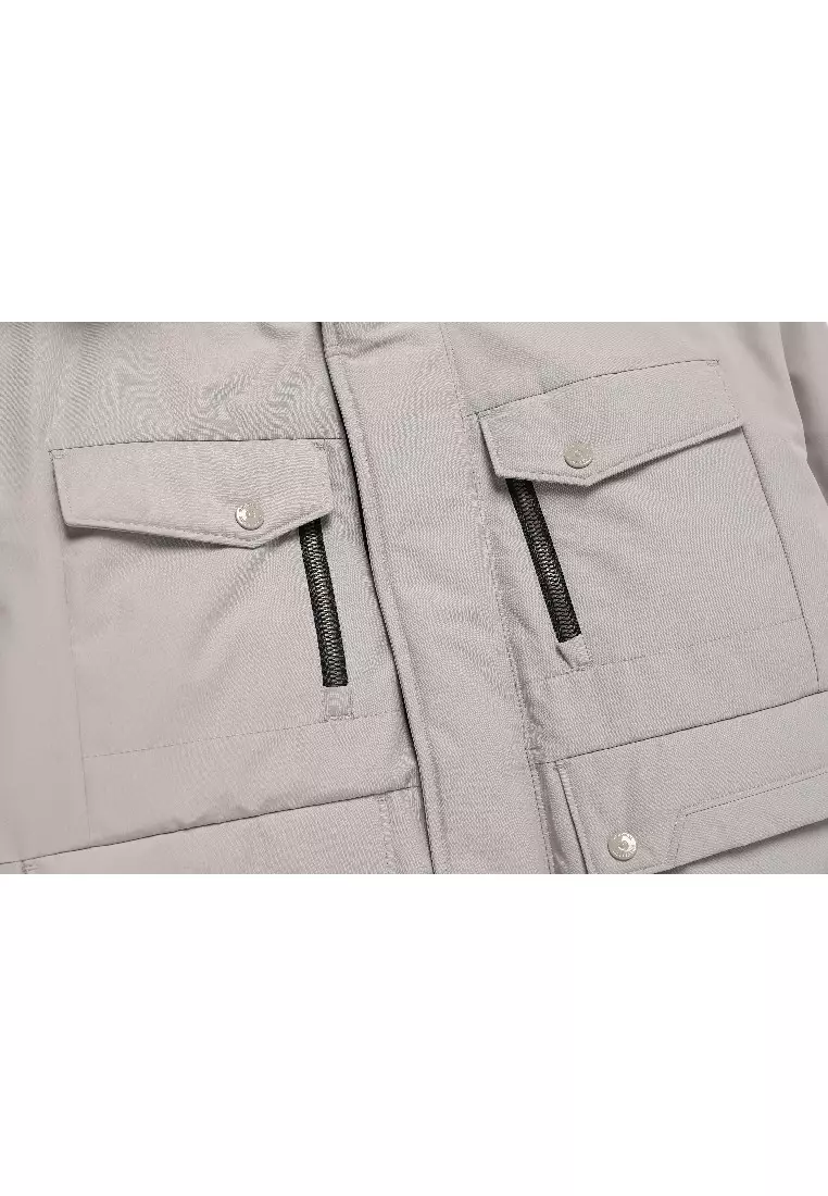 女裝TARUGA毛邊連帽羽絨外套