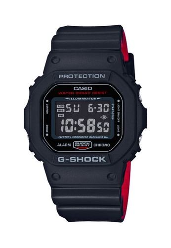 G-SHOCK black and red CASIO G-SHOCK DW-5600HR-1 CB13CAC8DF07FBGS_1