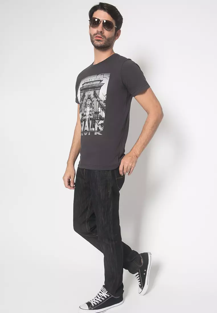 LGS - Celana Panjang Jeans - Hitam - Slim Fit - JSF.298.101.001.C