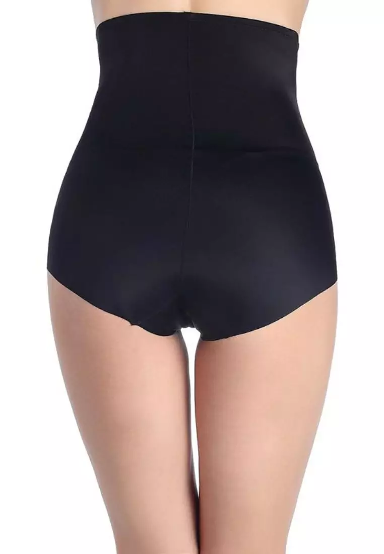 2 Pack Premium Daelyn High-Waisted Girdle Panties Compression Shapewear in Nude and Black