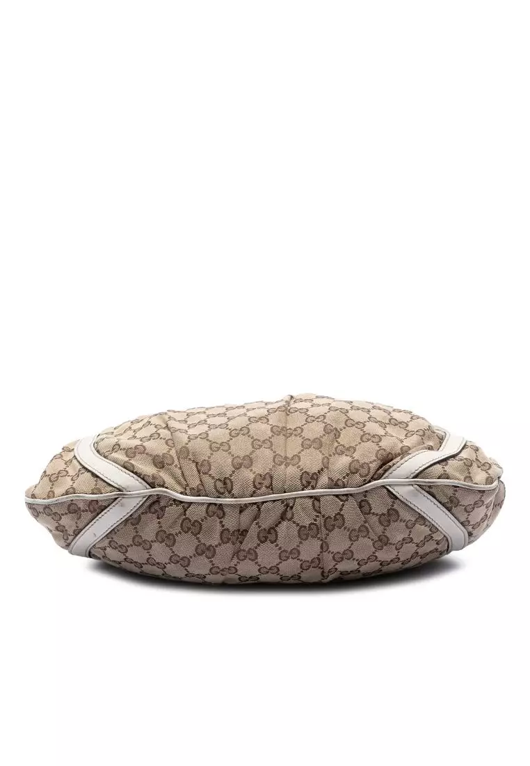 Pre-Loved Gucci Gg Canvas Abbey D Ring Crossbody