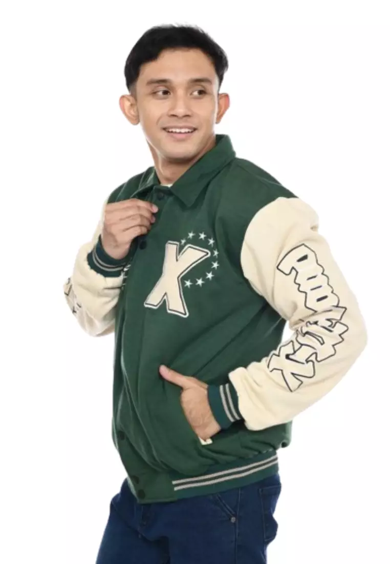 Jaket Varsity Green