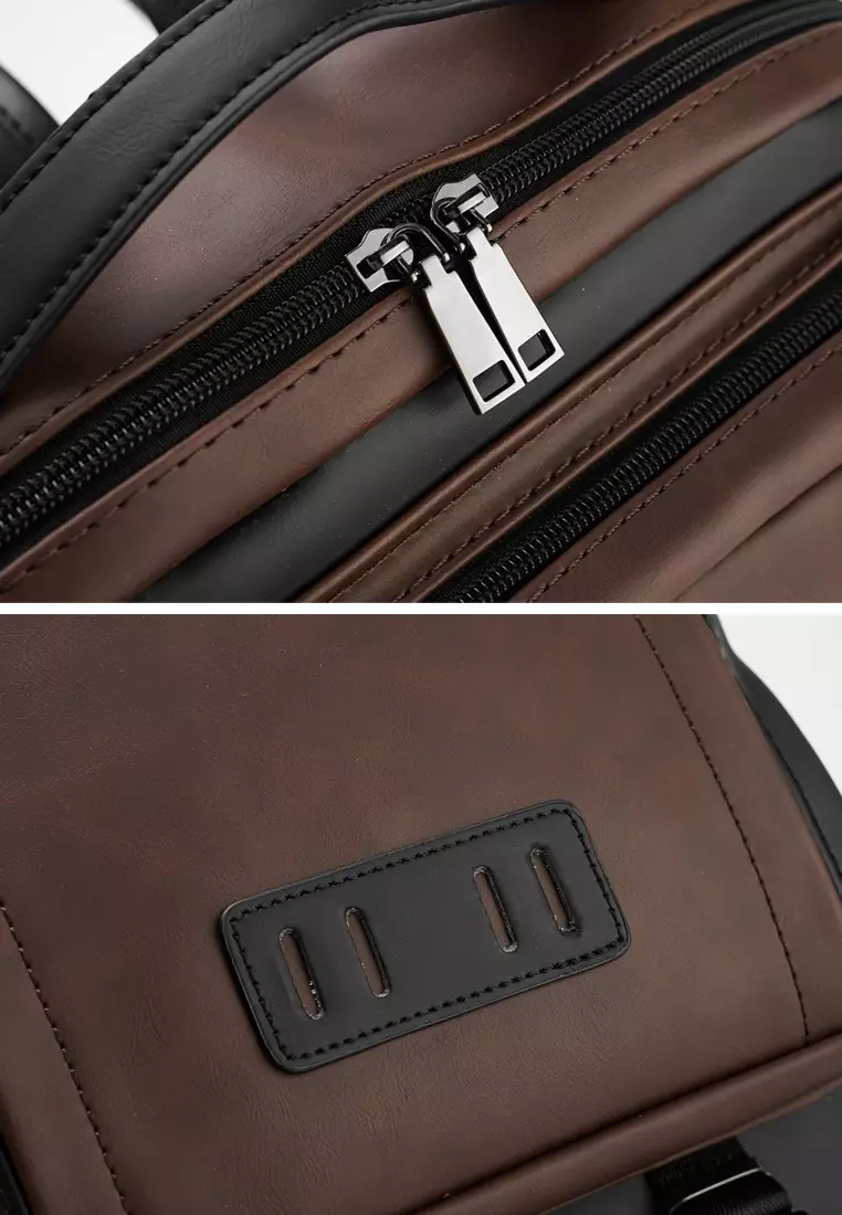 復古仿皮休閒旅行背包 ET22203