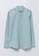 LC WAIKIKI green Slim Fit Long Sleeve Dobby Men Shirt 78739AAFF961AEGS_5