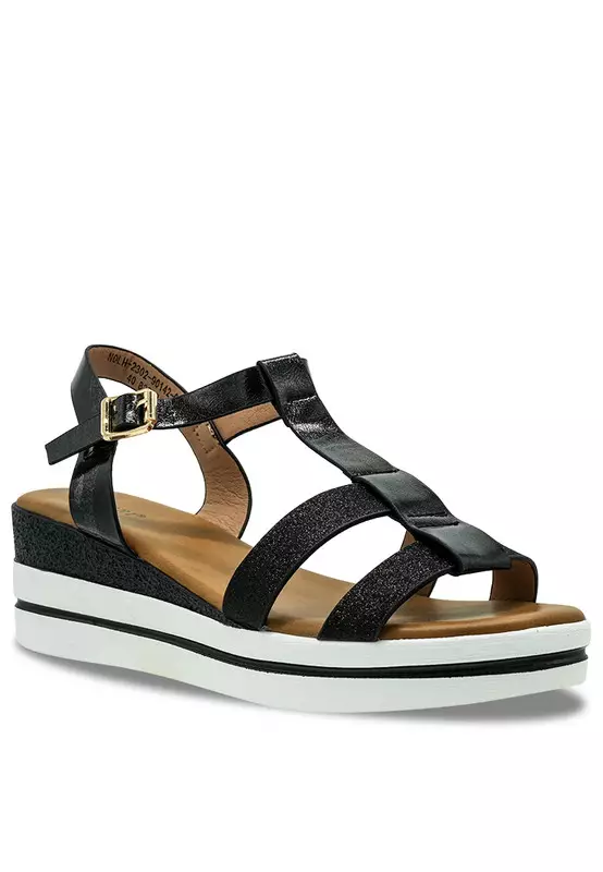 Sling Back Solid Tone Casual Heels