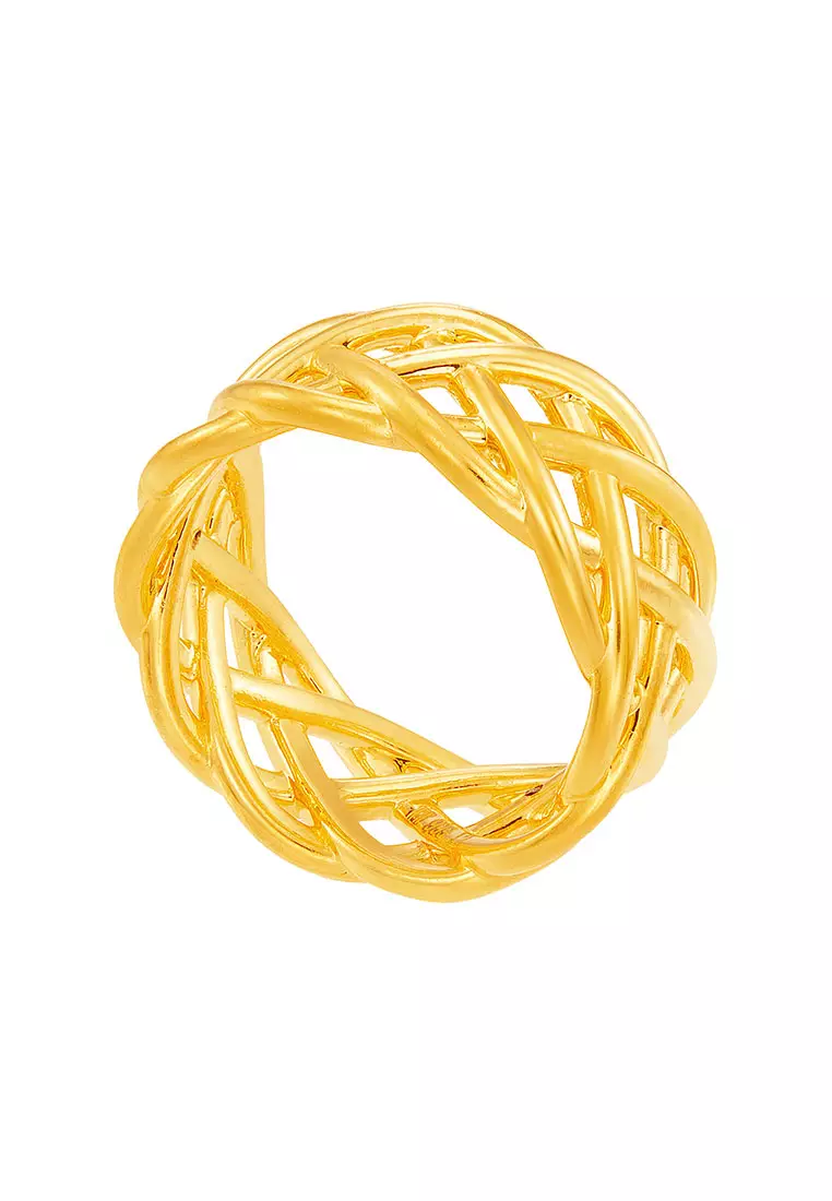 HABIB 999/24K Yellow Gold Ring WWGR1830524