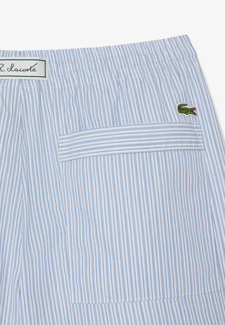 Relaxed Fit Striped Shorts