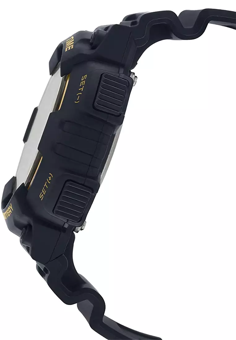 Jual Casio Casio Dualtime Jam Tangan Pria Black Gold Resin