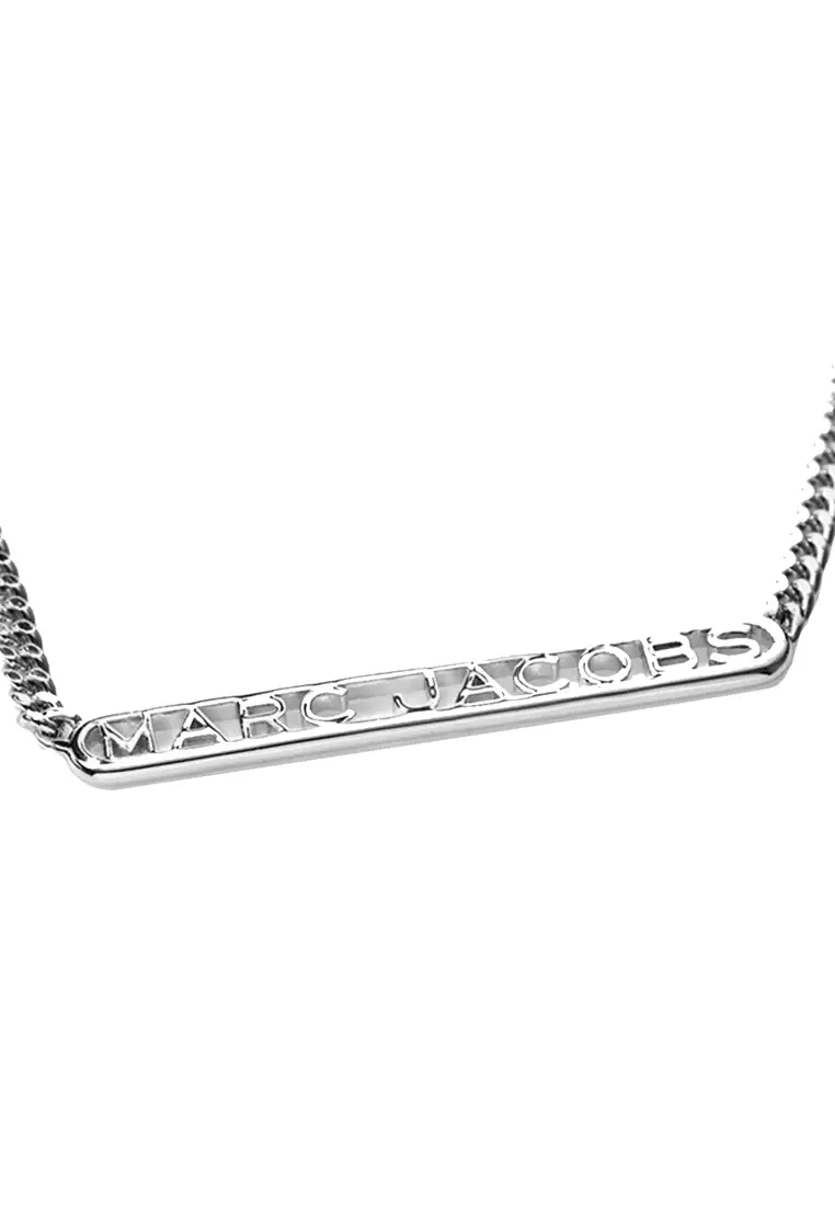 Monogram Chain Necklace in Silver J305M03FA22