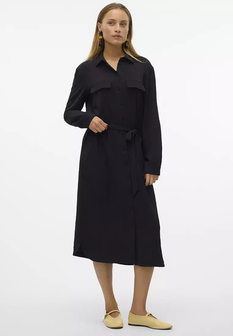Buy Vero Moda Alva Long Sleeves Shirt Dress 2025 Online ZALORA