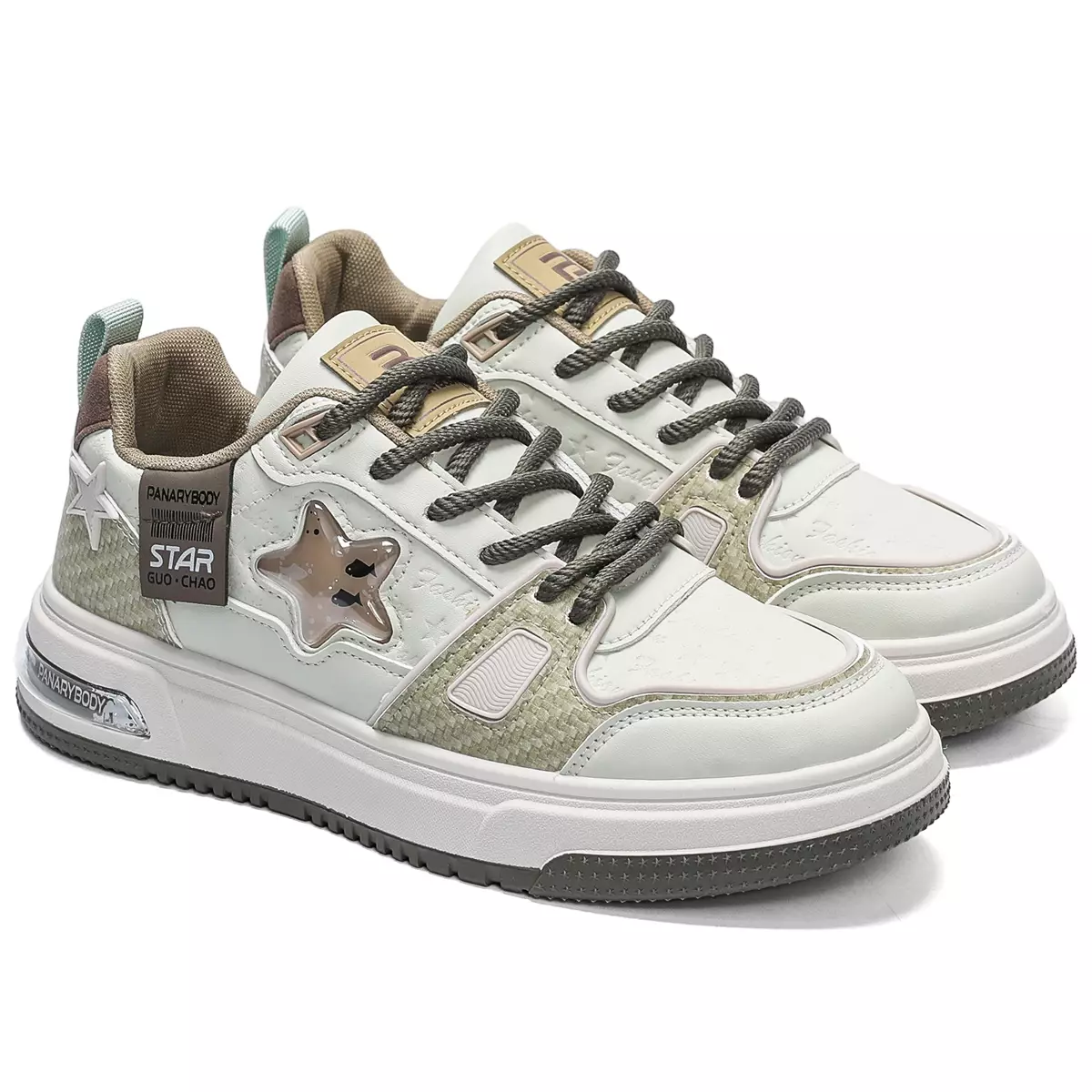 Sepatu Cowok Bintang 3 Warna Tidak Licin Sneakers Pria Fashion QN926-1