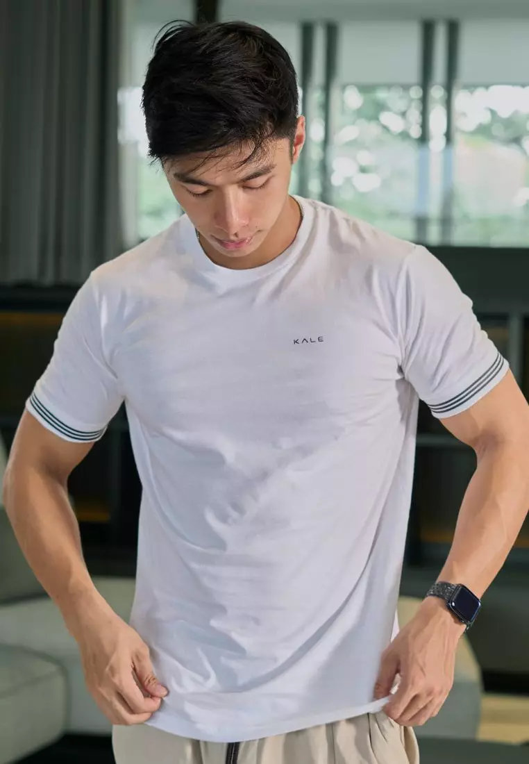 Kale Wesley White / Kaos Pria Lengan Pendek