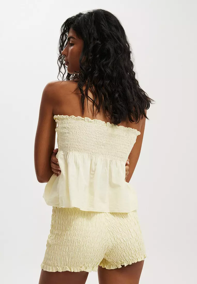 Billie Shirred Tube Top