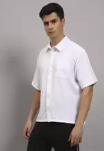 Buy Fitleasure Men's Flex Short Sleeve Workwear White Shirt 2026