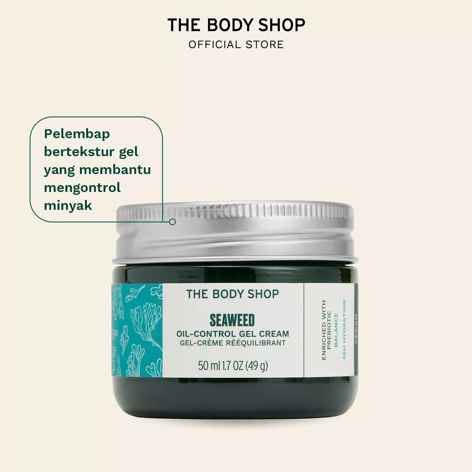 Seaweed Oil Control Gel Cream Moisturizer 50ml