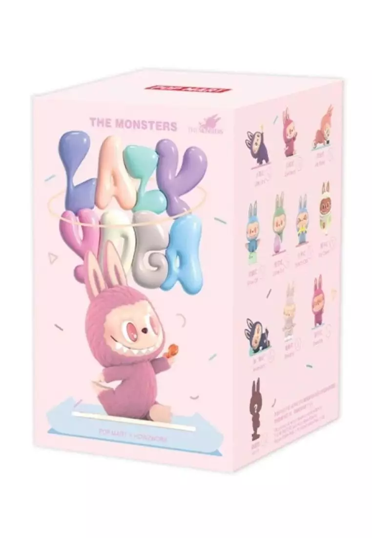 Pop Mart LABUBU The Monster Lazy Yoga Series Figures Blind Box
